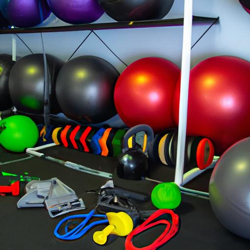 Functional Training Equipment Including Medicine Balls, Kettlebells, Battle Ropes, And Suspension Trainers.