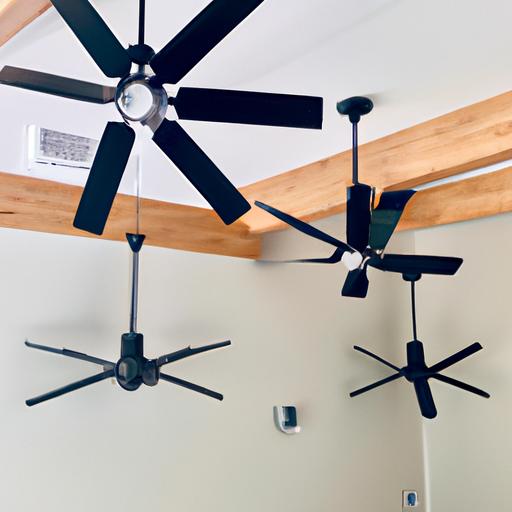 Various Types Of Home Gym Fans, Including Ceiling Fans, Floor Fans, And Wall-Mounted Fans.