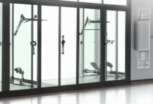 Home Gym Glass Doors
