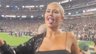Revealing Raiders Fan Flashes Crowd Unedited