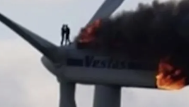 Watch Two Engineers On Wind Turbine Accident Video Original